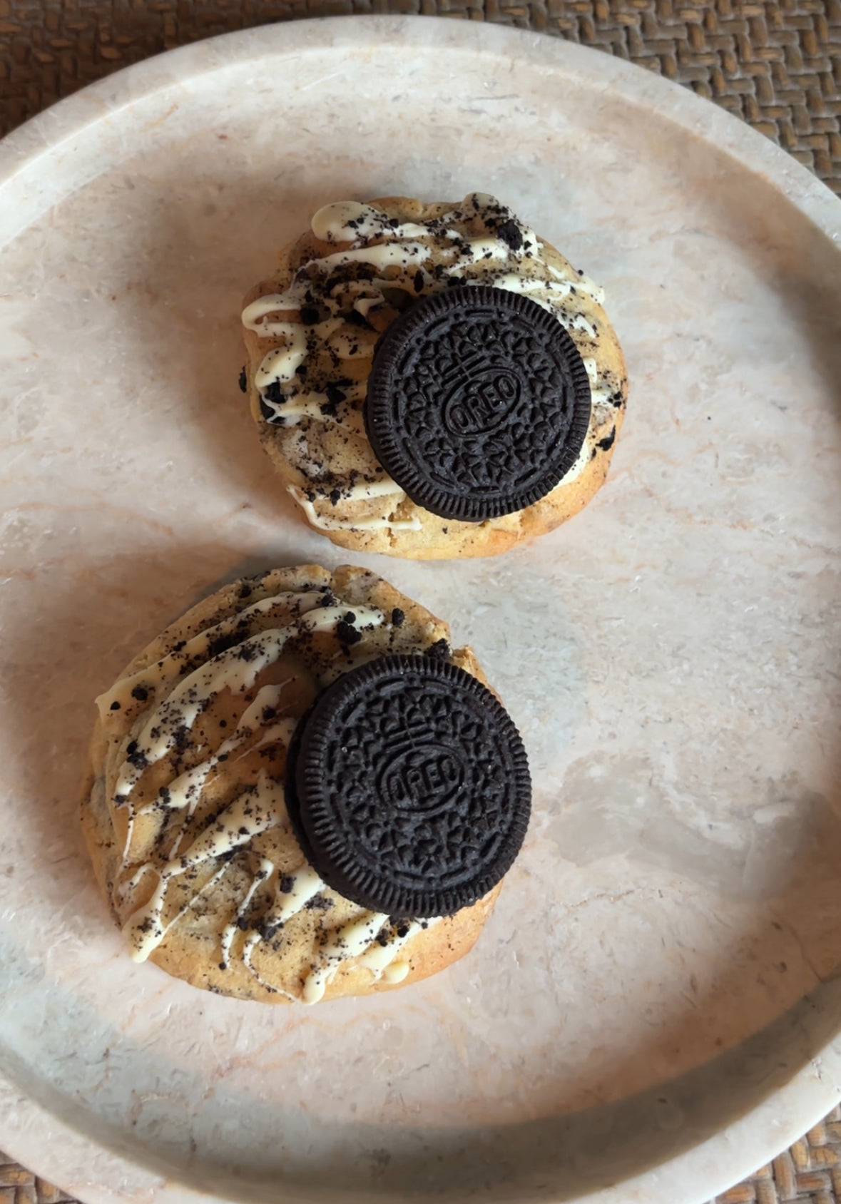 Witte chocolade & Oreo cookie